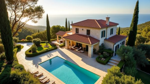 Investir dans une villa luxe avec piscine à Saint-Tropez